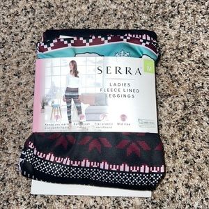 Ladies fleece lined leggings
